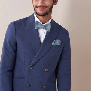 3-Azazie Dusty Blue Bowties